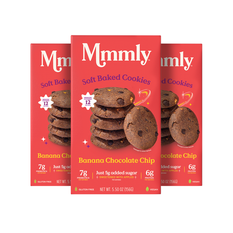 Group of 3 Banana Chocolate Chip Mmmly soft baked cookies
