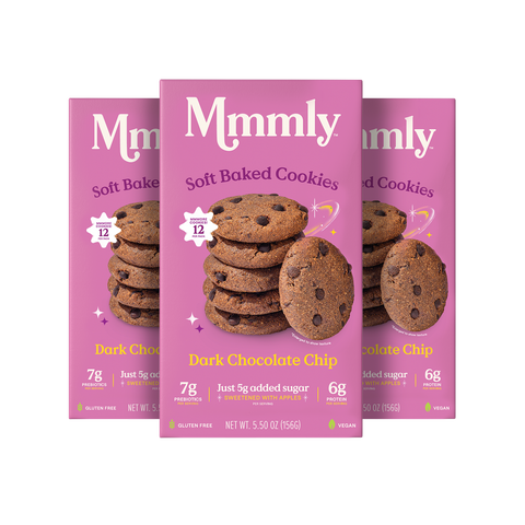 Group of 3 Dark Chocolate Chip Mmmly soft baked cookies