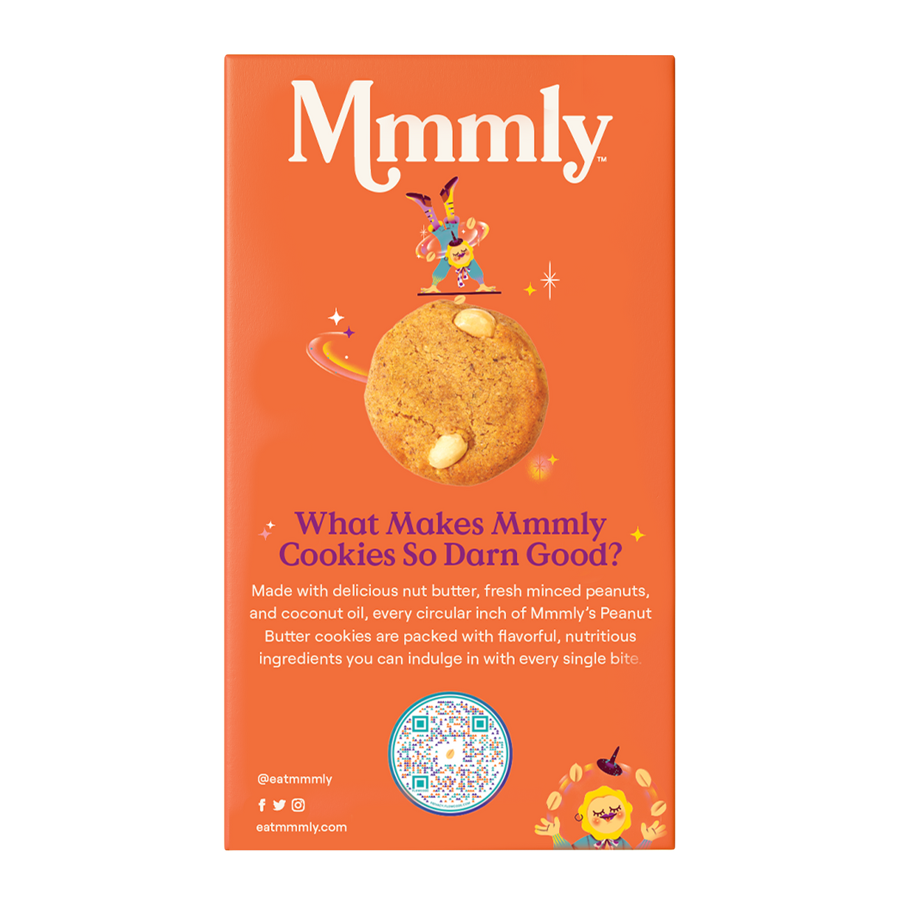 Peanut Butter Soft Baked Cookies - Back of Box